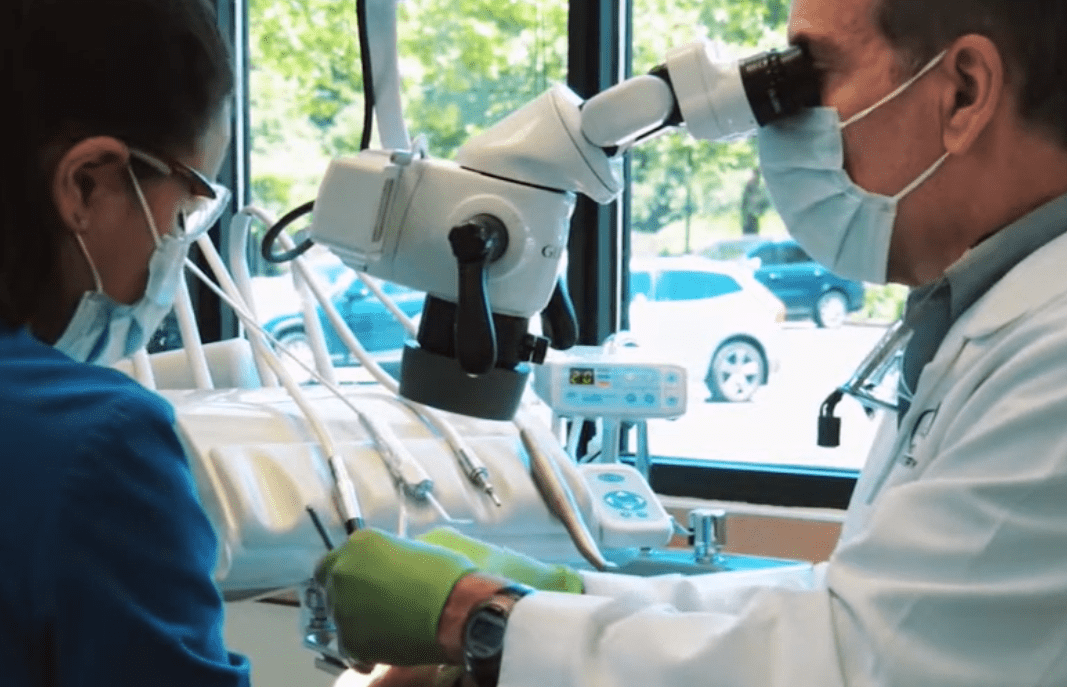 Dr. Boenning creates dental prosthetics