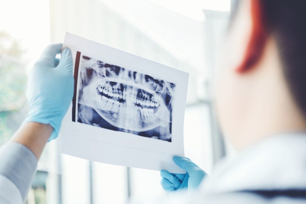 preventative dental care with x-ray imaging